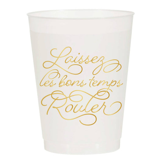 Laissez Les Bon Temps Rouler Frosted Cups
