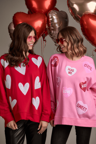 Valentine's Sparkle Sweatshirt