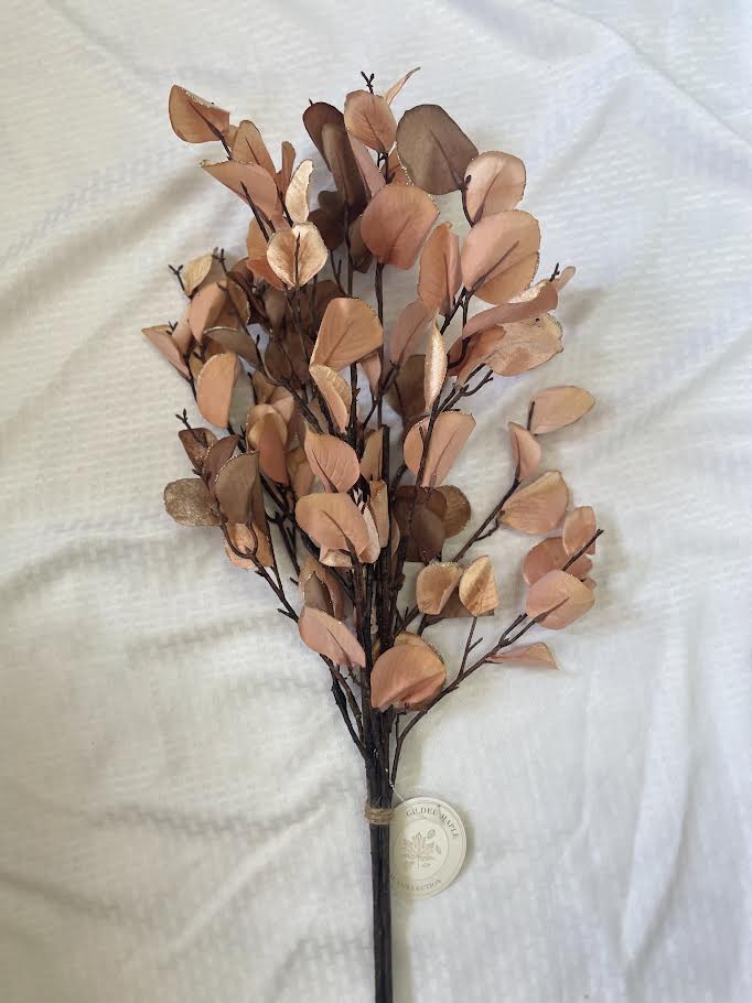Tall Rust-Color Velvet Leaves