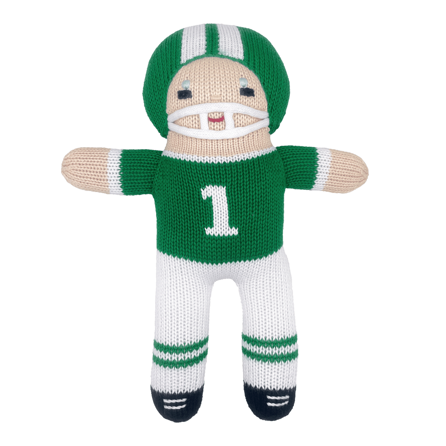 Football Player Knit Dolls: Purple/Gold