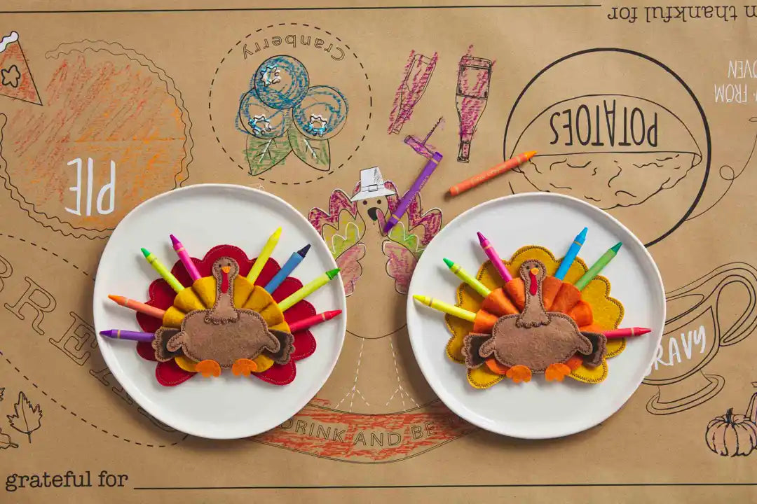 FALL SPECIAL! Thanksgiving Kids Table Setting Bundle