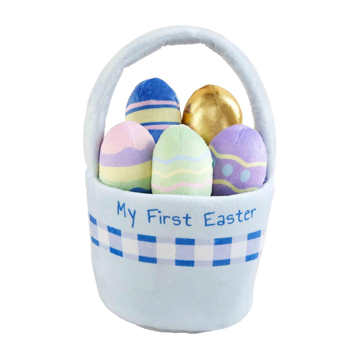 Easter Basket Plush Set
