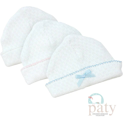 Paty White Knit Saylor Cap