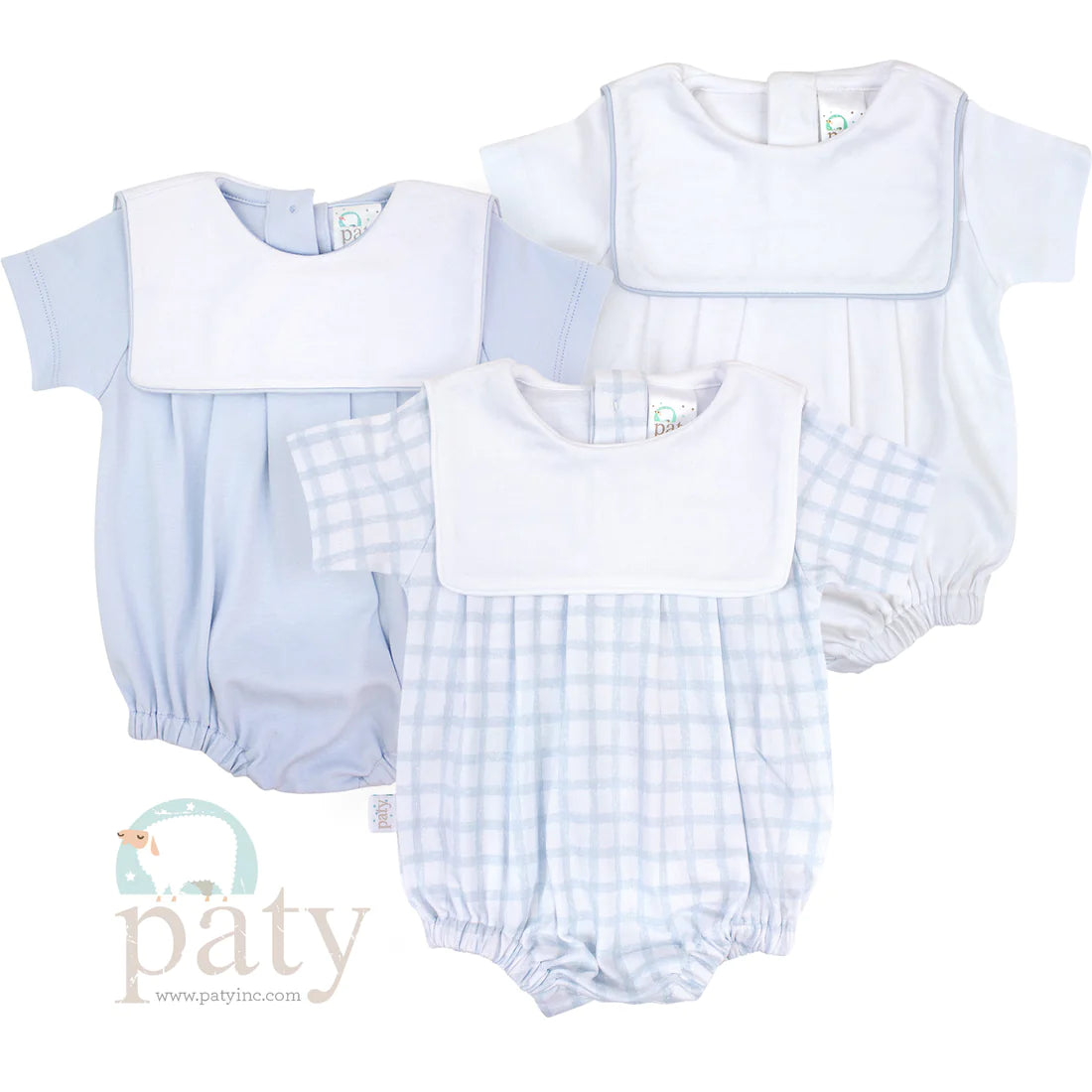 Paty Pima Blue Bib Bubble