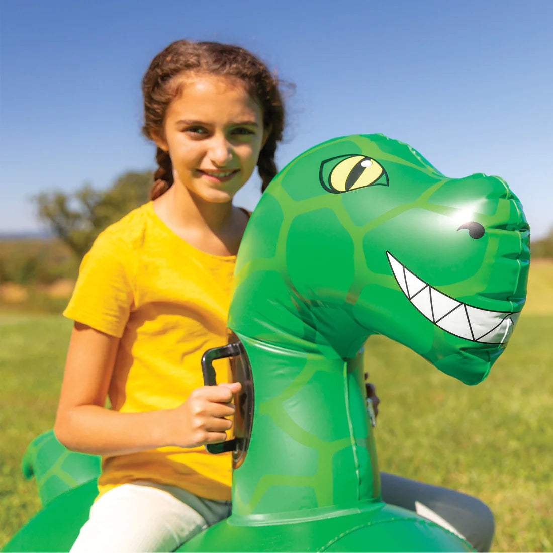 Inflatable Ride-On Hop 'n Go Dino