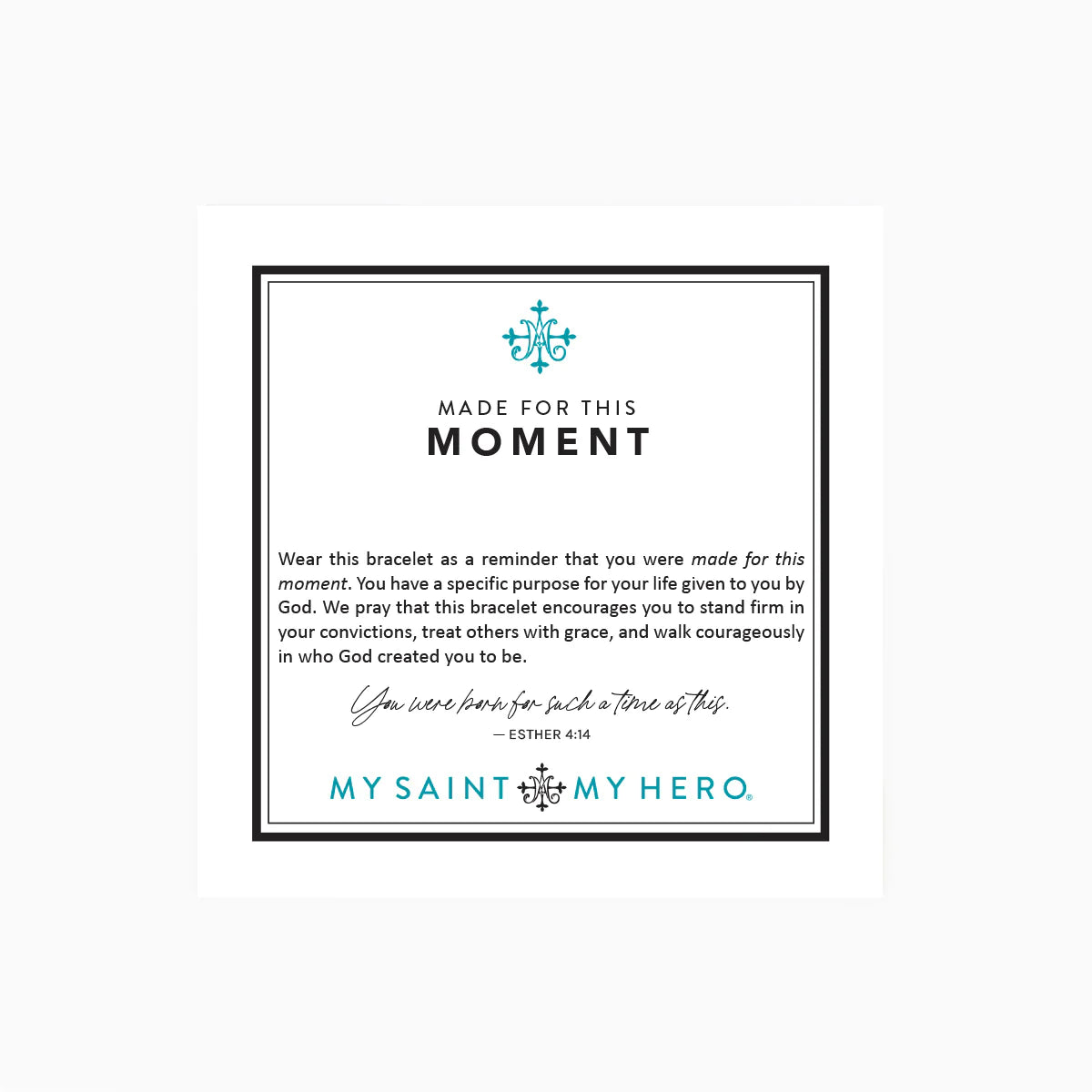 MSMH Made For This Moment Esther 4:14 Bracelet