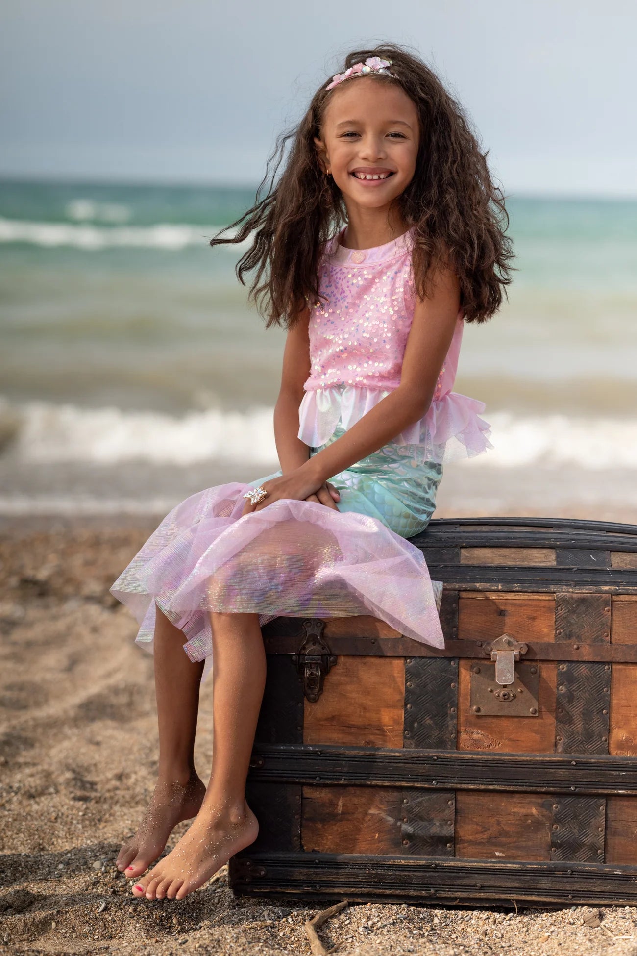 Misty Mermaid Dress Pink