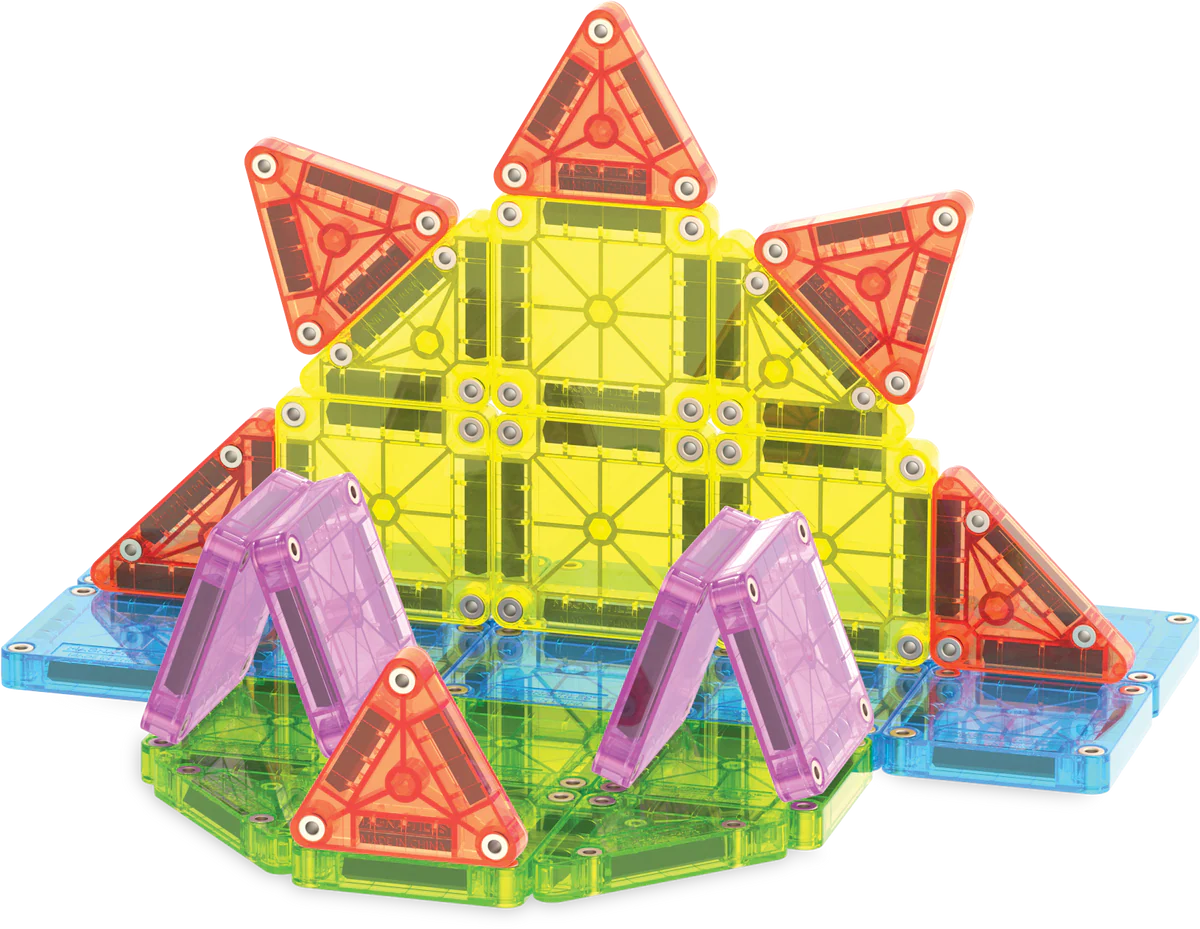 MAGNA-TILES microMAGS 26 pc Travel Set- Bold Colors