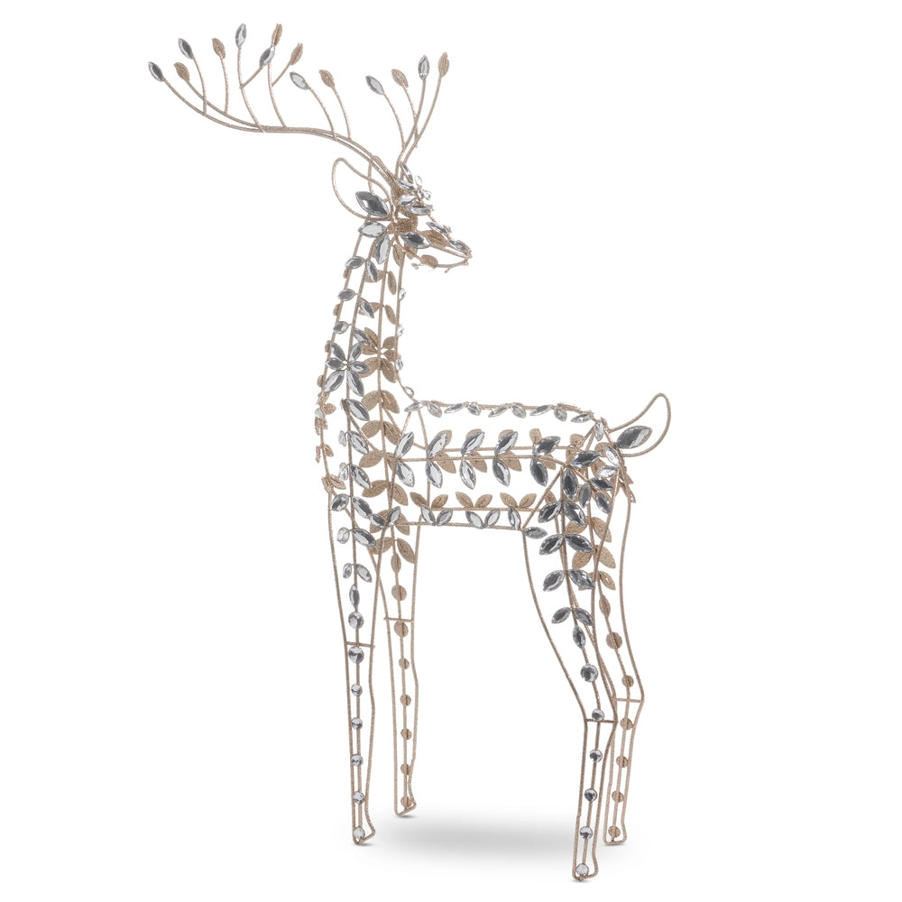 27" Jeweled Standing Deer