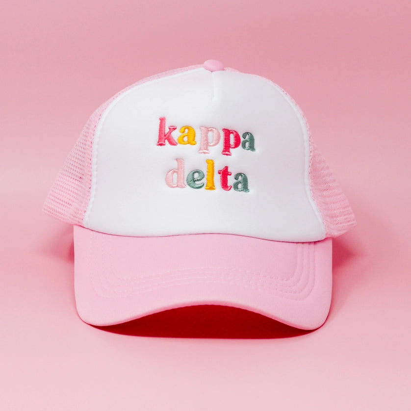 Sorority Embroidered Trucker Hat