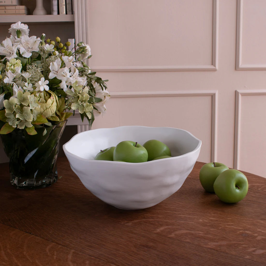 VIDA Nube Large Deep Round Bowl White