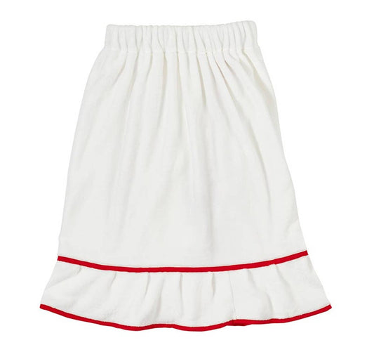 Plush Ruffle Spa Wrap