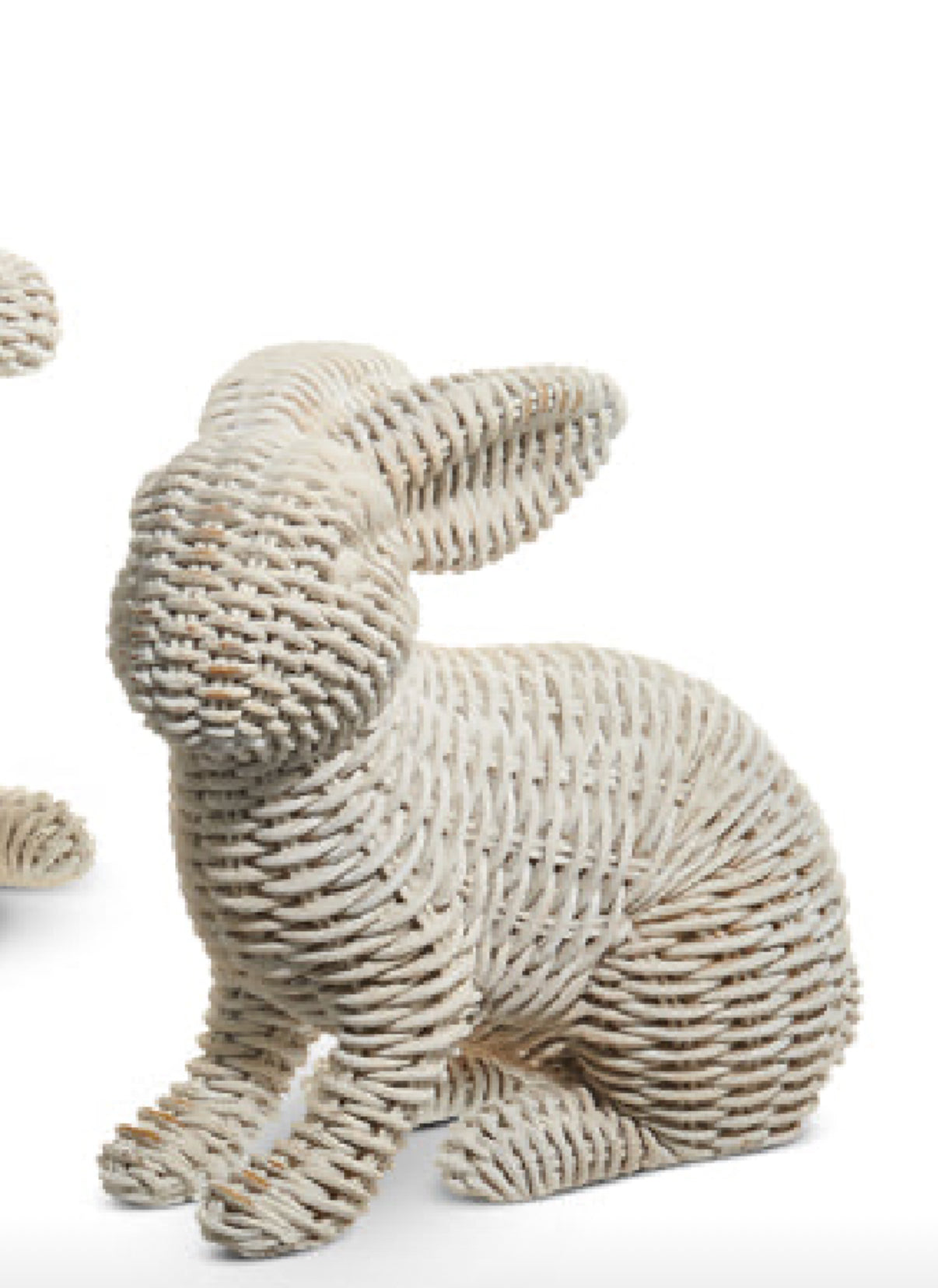 White Basketweave Rabbit