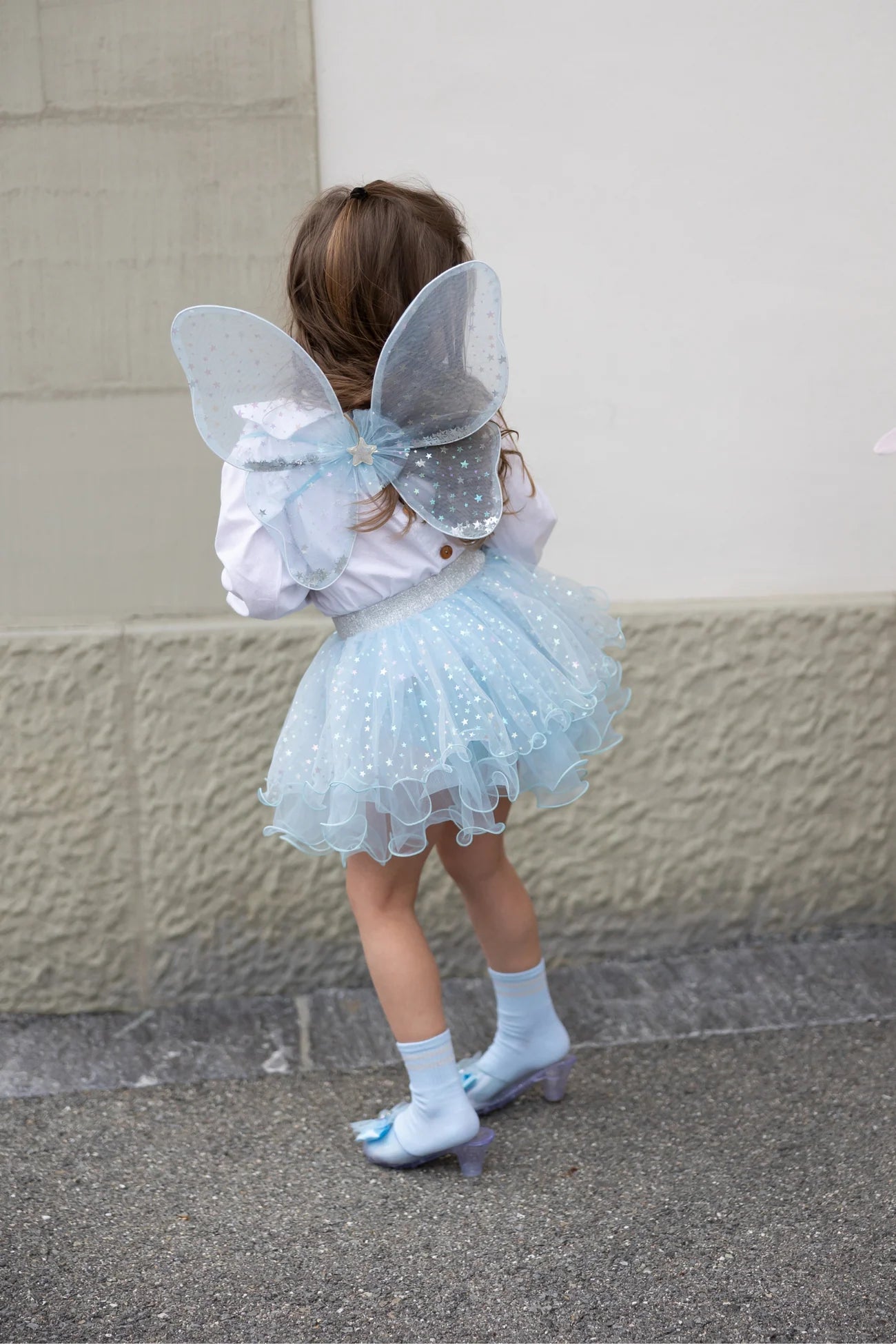 Iridescent Celestial Fairy Wings, Tutu, and Wand Set