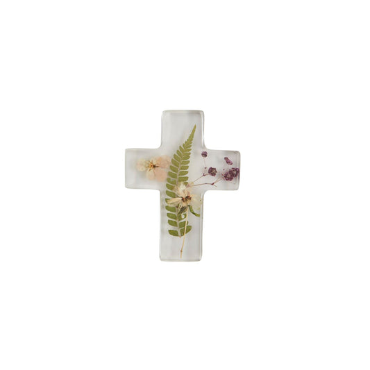 Dried Flower Resin Cross