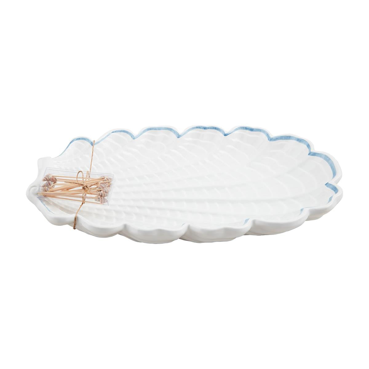 Shell Platter & Toothpick Set