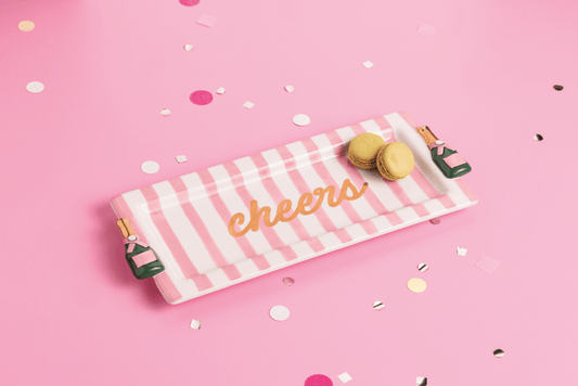 Cheers Champagne Serving Tray