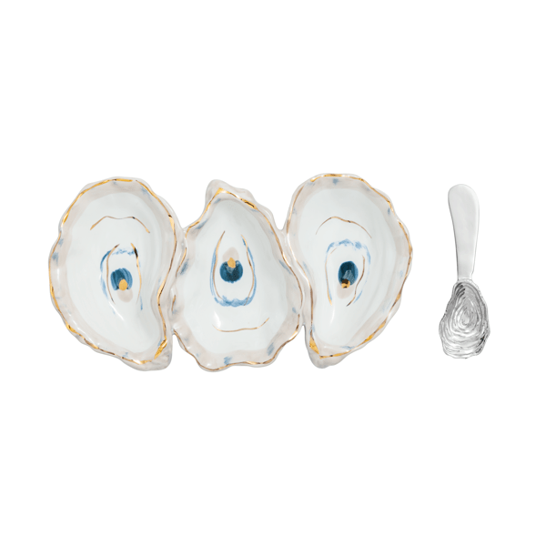 Oyster Triple Tidbit Set