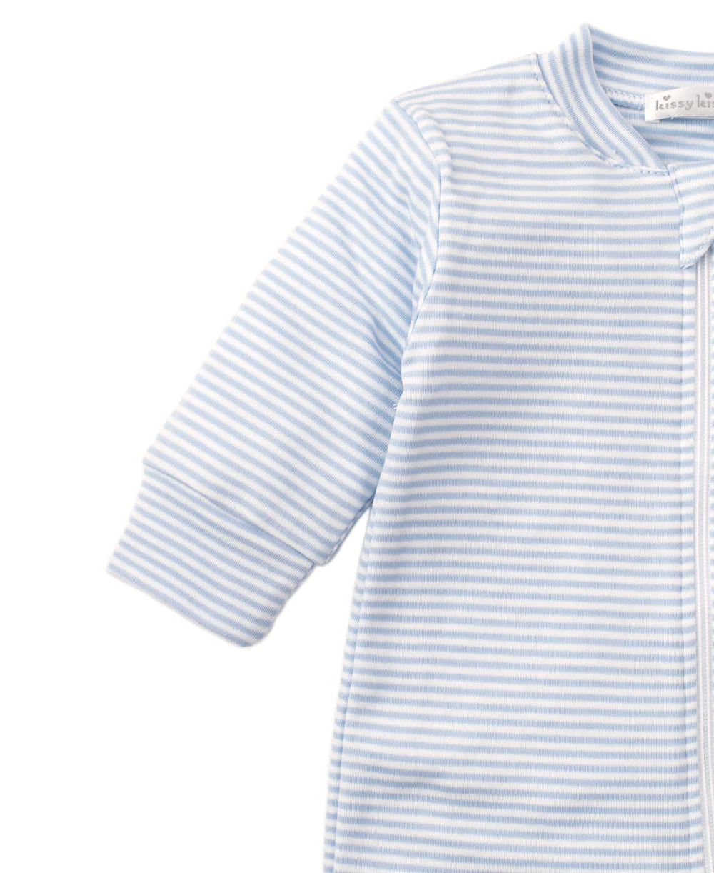 Kissy Kissy Simple Stripes Zip Footie