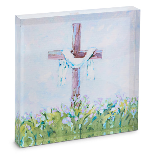 Cross Acrylic Block