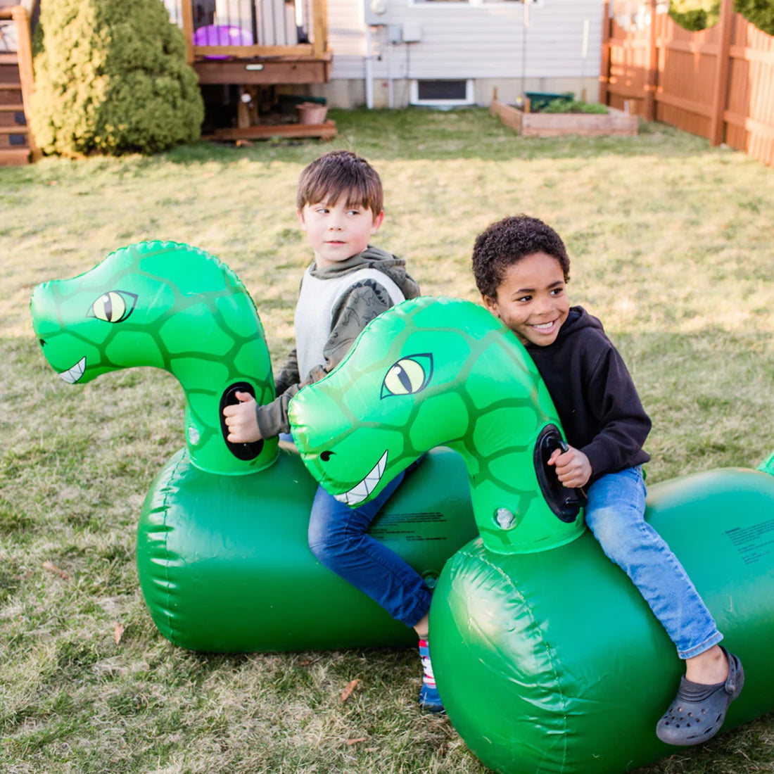 Inflatable Ride-On Hop 'n Go Dino