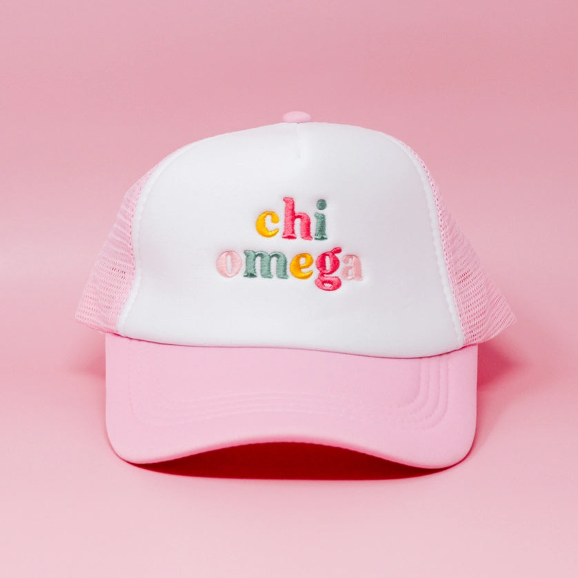 Sorority Embroidered Trucker Hat