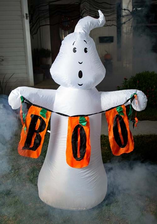 Electric Color Changing Inflatable Ghost Decoration