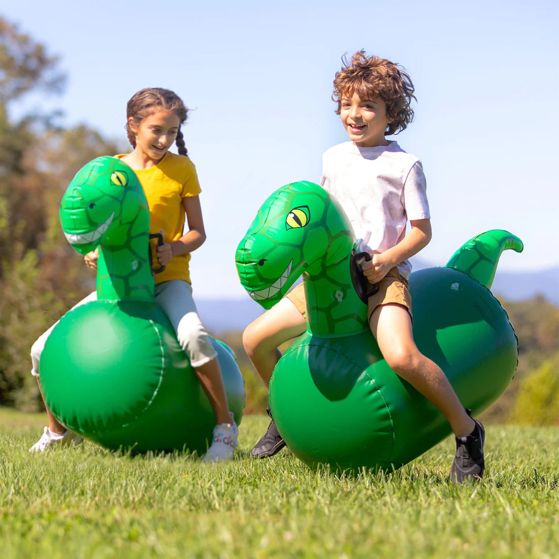 Inflatable Ride-On Hop 'n Go Dino