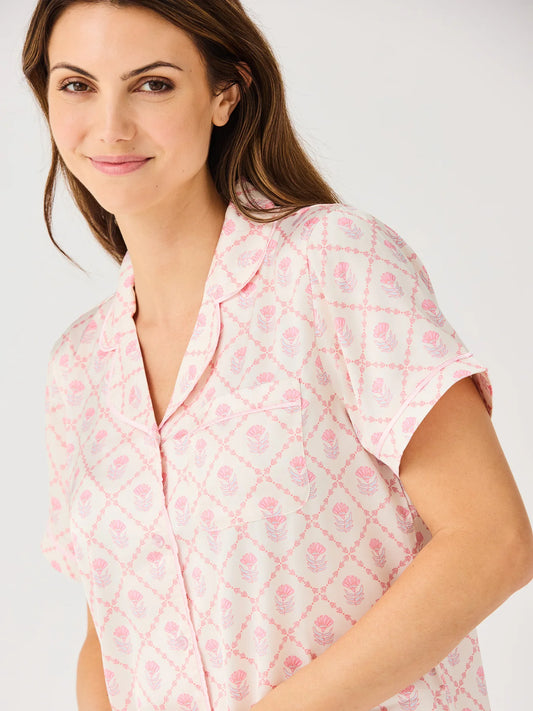 Women's Charlotte Satin Short Set | Florette Folly