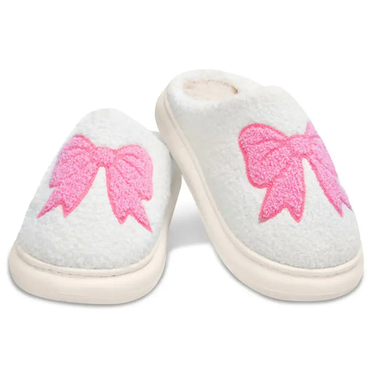 Girls Cozy Bows Slippers