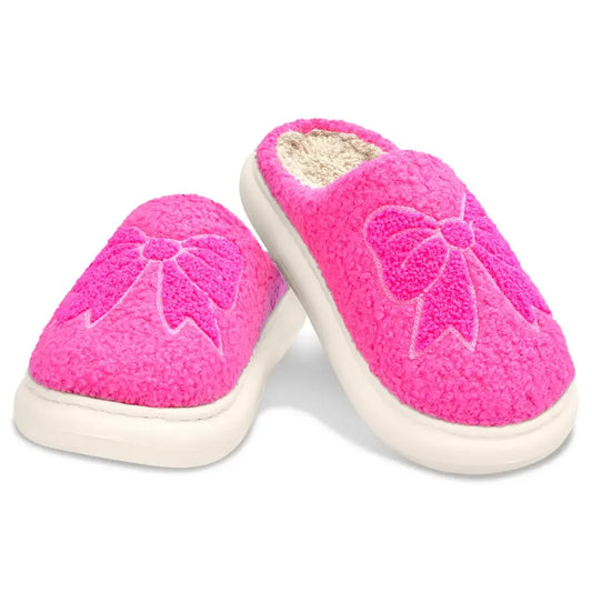 Girls Cozy Bows Slippers