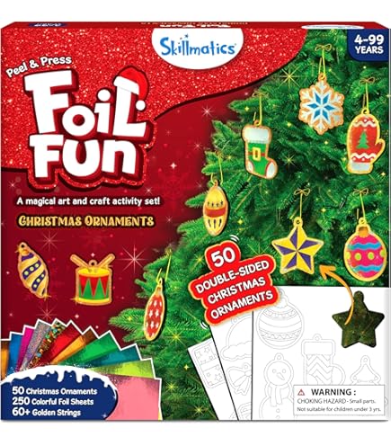 Foil Fun- Christmas Ornaments