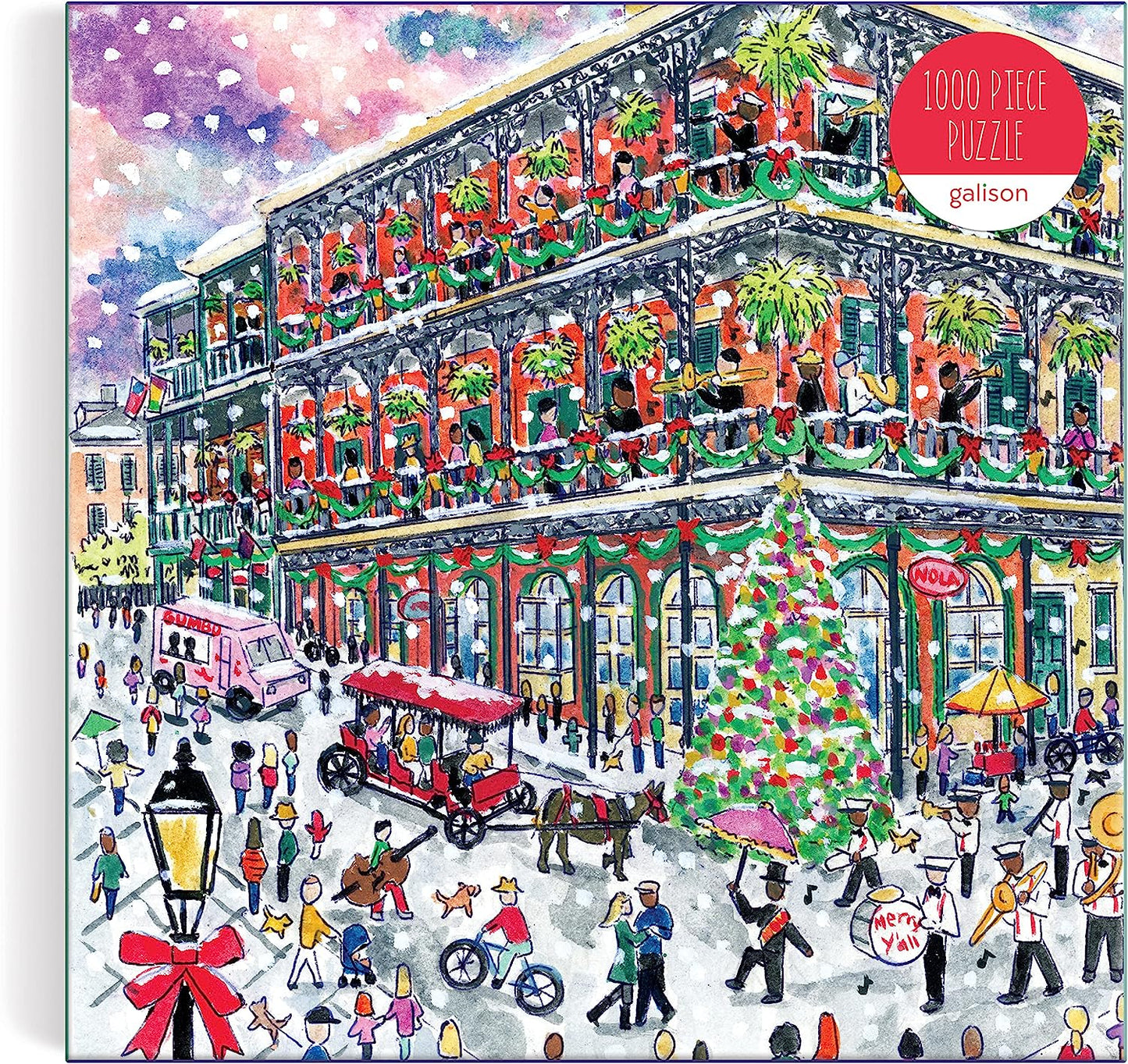 Christmas in New Orleans 1000 Piece Puzzle
