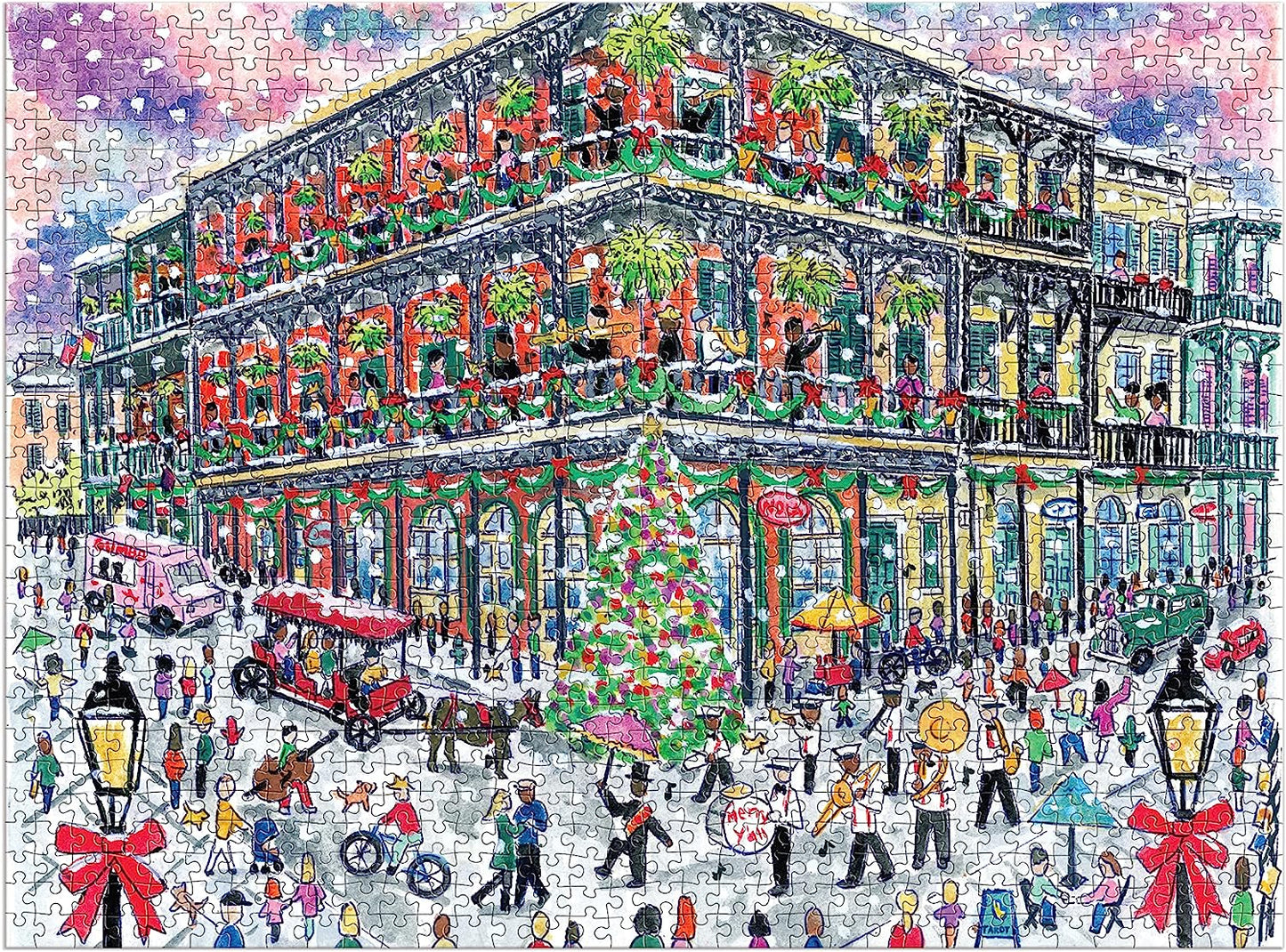 Christmas in New Orleans 1000 Piece Puzzle