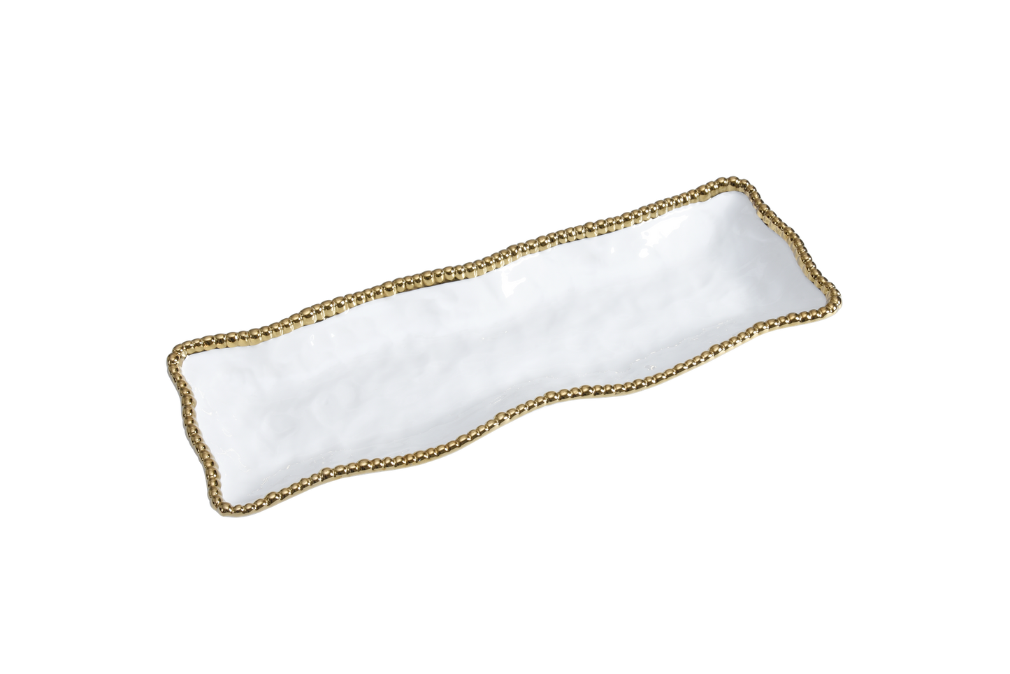 Golden Salerno Long Rectangular Serving Piece