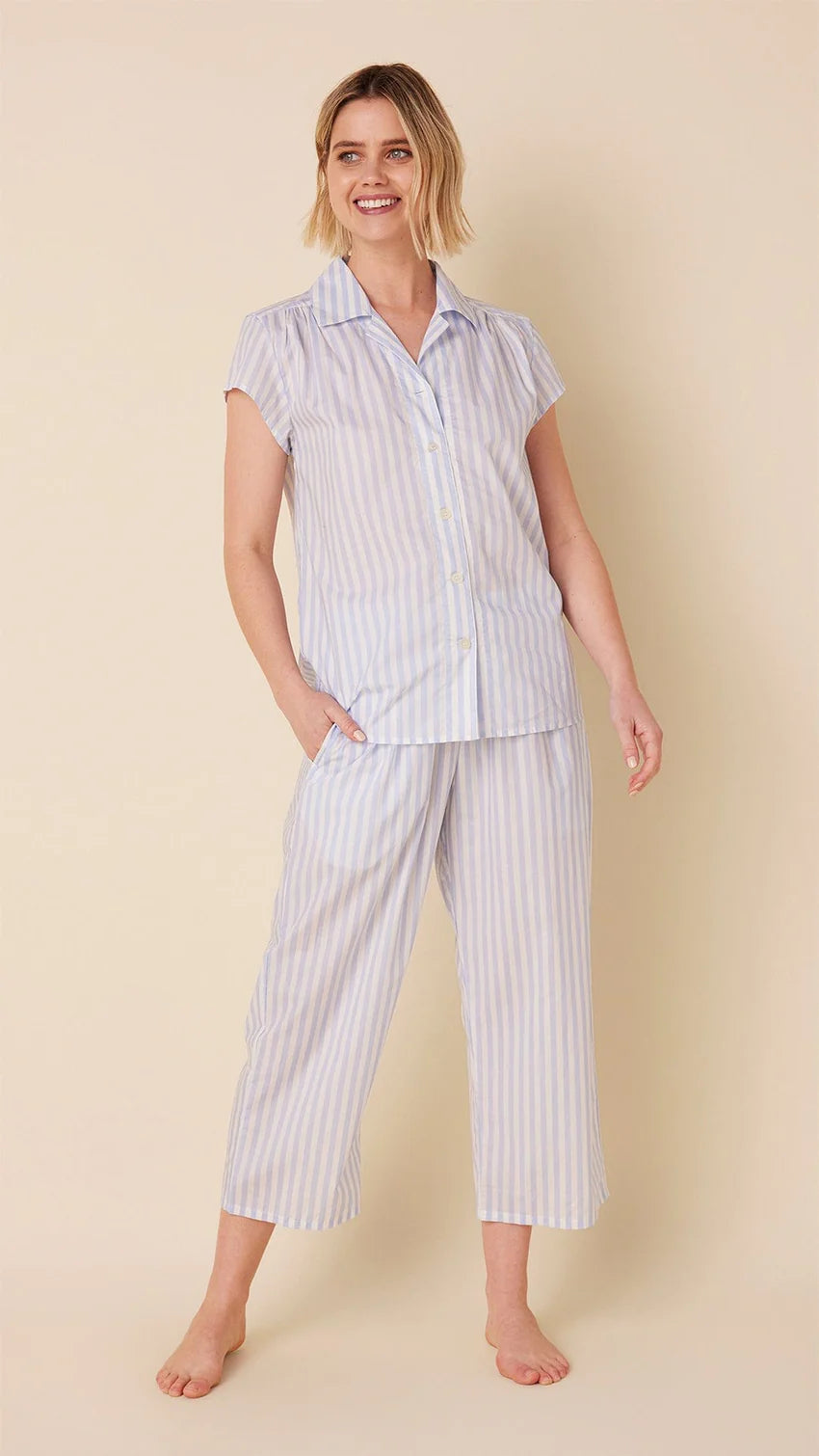 Cat's Pajamas Luxe Pima Capri Set