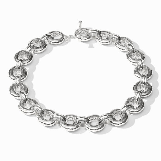 Cannes Demi Link Necklace- Silver