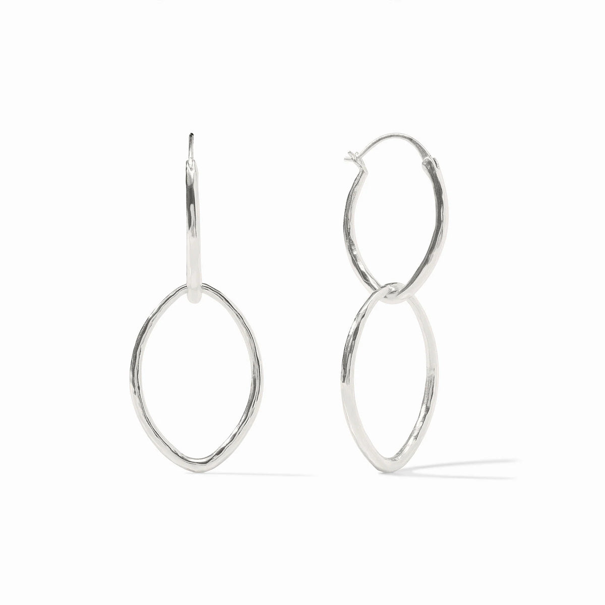 Fleur-de-Lis 2-in-1 Earring- Silver