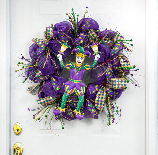 Metal Embossed Jester