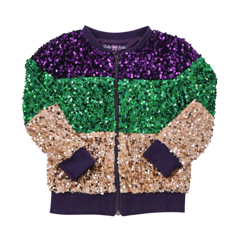 Mardi Gras Sequin Jacket
