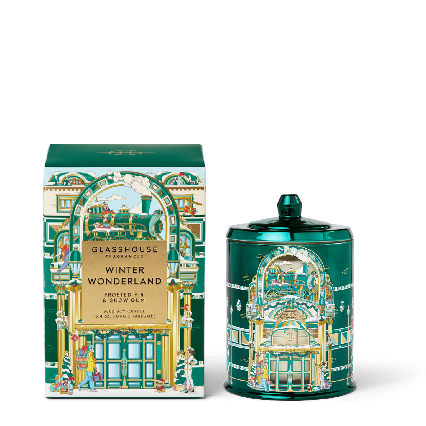 Glasshouse Fragrances 13.4oz Holiday Candle