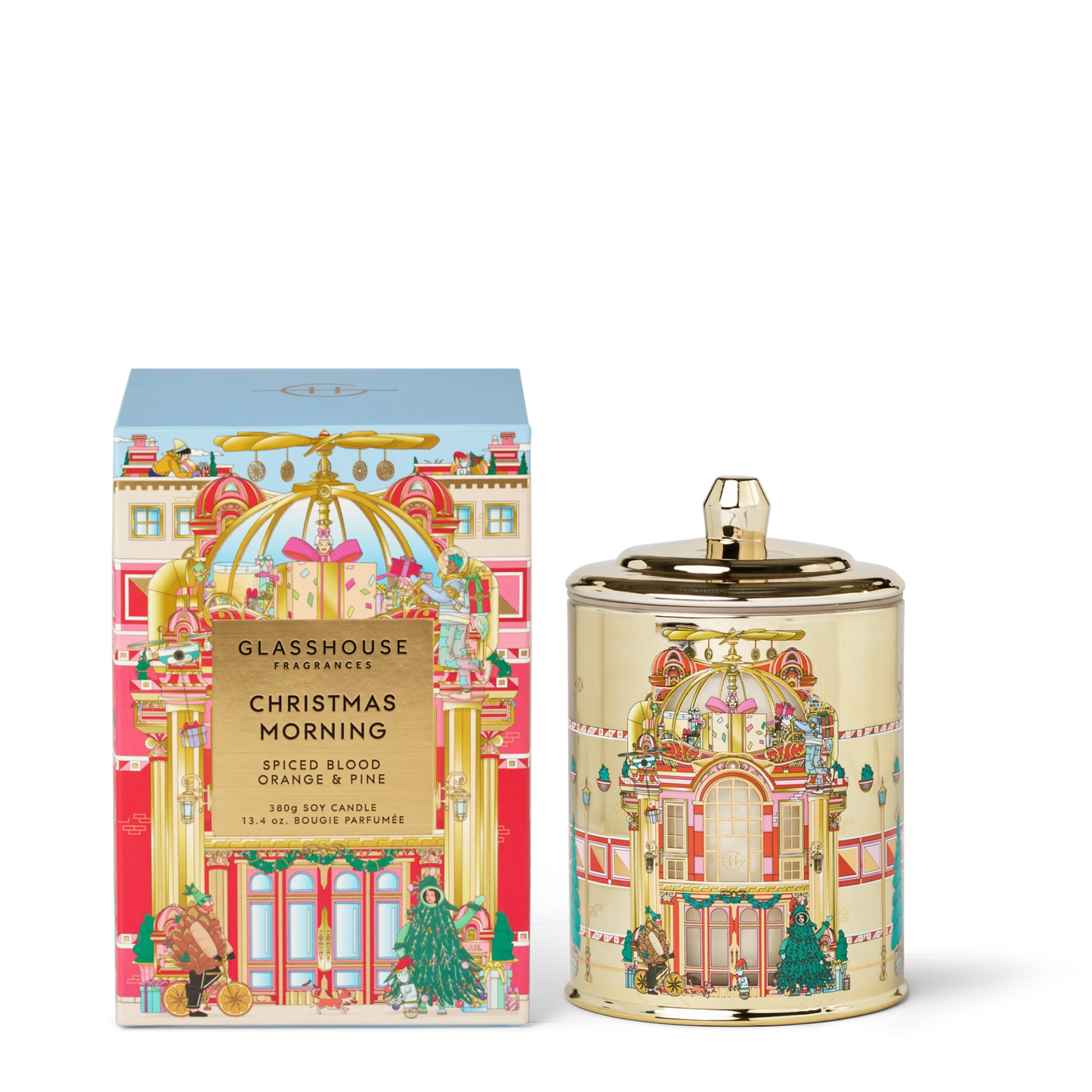 Glasshouse Fragrances 13.4oz Holiday Candle