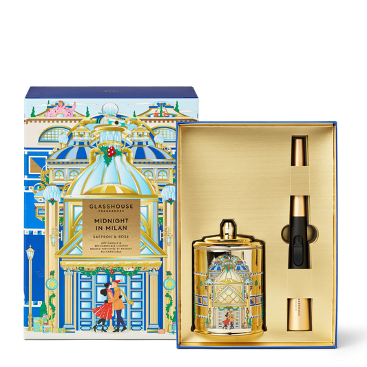 Glasshouse Fragrances 13.4oz Candle & Arc Wand Lighter