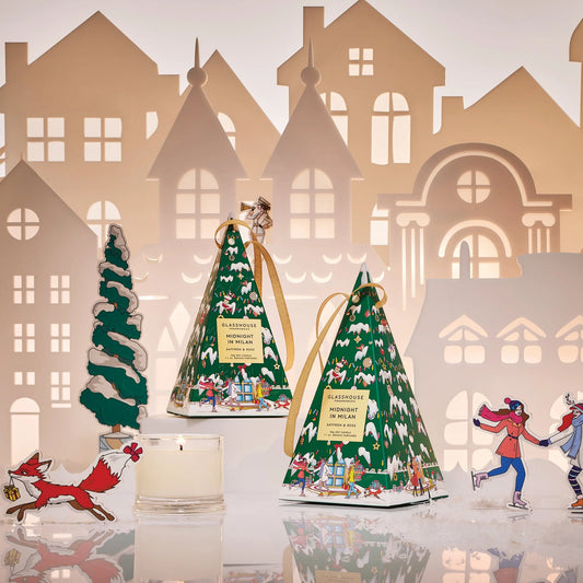 Glasshouse Fragrances 1.01 oz Christmas Bauble Candle