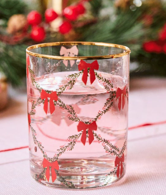 Holiday Trellis Cocktail Glass