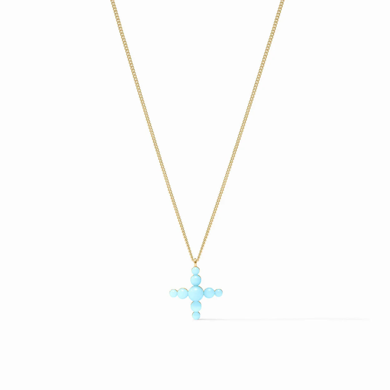 Gumdrop Cross Delicate Necklace