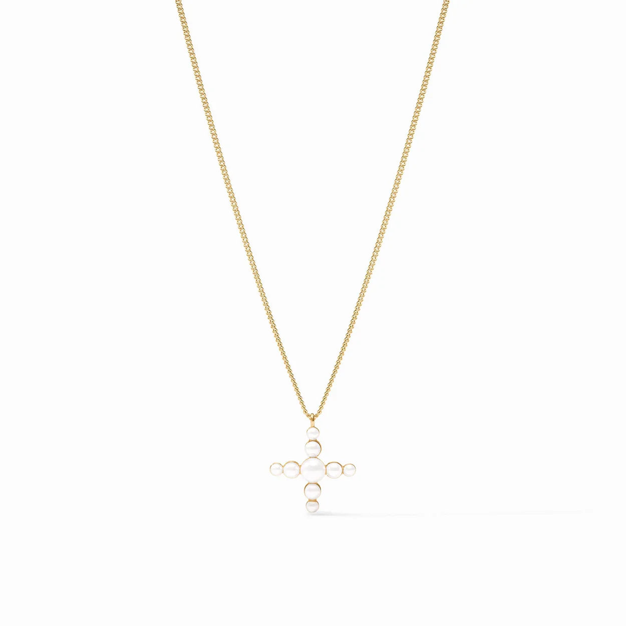 Gumdrop Cross Delicate Necklace