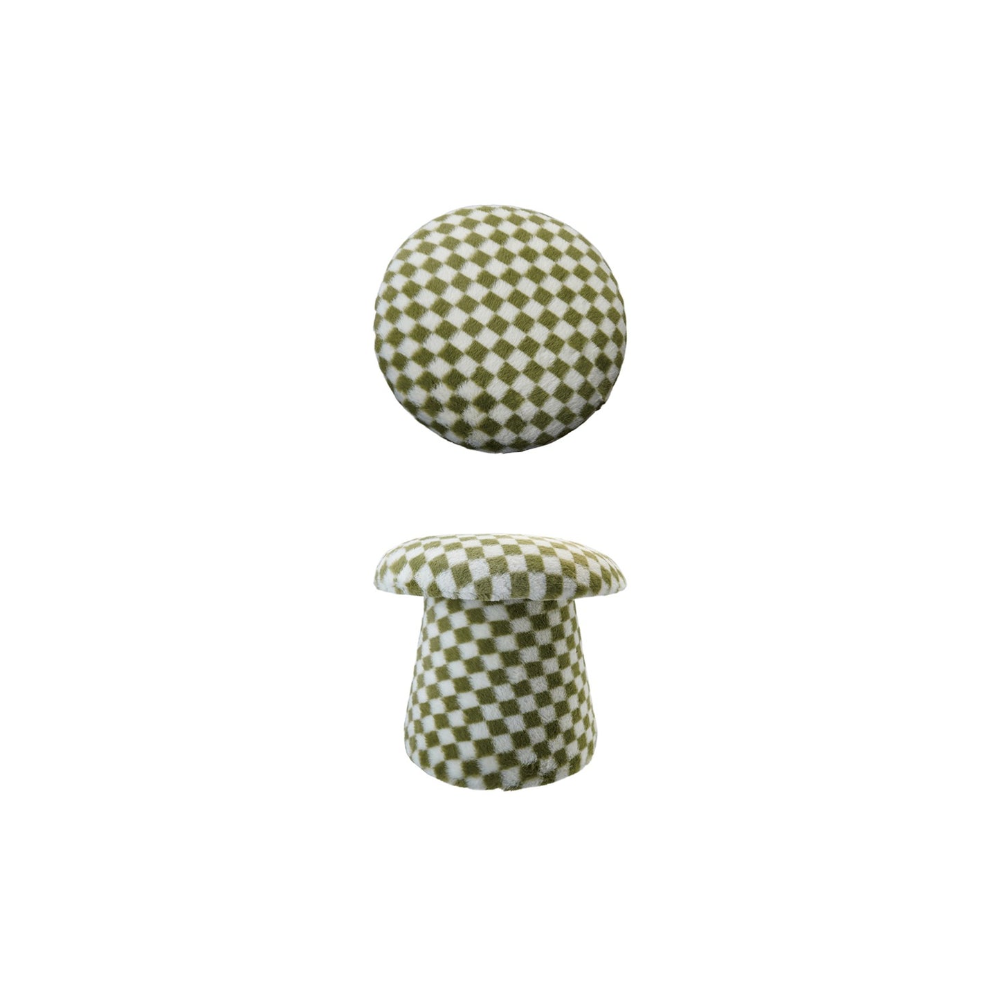 Upholstered Mushroom Stool