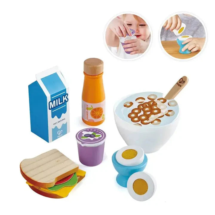 Delicious Wooden Breakfast Playset