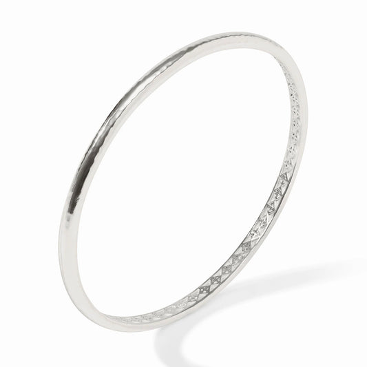 Havana Demi Bangle- Silver
